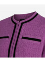 KARDIGÁN KARL LAGERFELD TEXTURED CLASSIC KNIT CARDIGAN