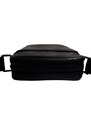 SendiDesign Kožená klopnová taška přes rameno Sendi Design - černá