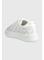 Kožené sneakers boty Karl Lagerfeld MAXI KUP bílá barva, KL52224