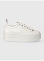 Sneakers boty Karl Lagerfeld KOBO III bílá barva, KL65019