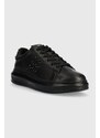 Kožené sneakers boty Karl Lagerfeld KAPRI MENS černá barva, KL52574