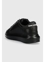 Kožené sneakers boty Karl Lagerfeld KAPRI MENS černá barva, KL52574