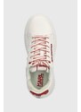Kožené sneakers boty Karl Lagerfeld KREEPER LO bílá barva, KL42394