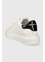 Kožené sneakers boty Karl Lagerfeld KAPRI MENS bílá barva, KL52510S