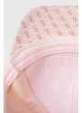 Bavlněná baseballová čepice Guess DENISE růžová barva, W4RZ05 WO080