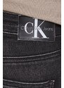 Džíny Calvin Klein Jeans dámské, černá barva