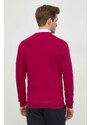 Bavlněný svetr Tommy Hilfiger vínová barva, lehký