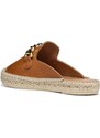 Kožené espadrilky Geox D LAMPEDUSA B hnědá barva, D36V0B00085C6001