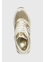 Sneakers boty MICHAEL Michael Kors Zuma zlatá barva, 43R4ZUFS4D