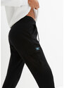 bonprix Sportovní kalhoty s kapsami, po kotníky Černá