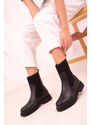 Soho Women's Black Boots & Booties 18481