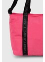 Kabelka Tommy Jeans růžová barva