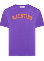 VALENTINO Logo Purple tričko
