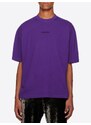 BALENCIAGA Logo Dark Purple tričko