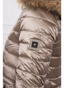 K-Fashion Zimní bunda TIFFI 27 béžová