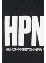 Bavlněné tričko Heron Preston Reg Hpny Ss Tee černá barva, HWAA032C99JER0041001