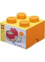 Lego Oranžový úložný box LEGO Smart 25 x 25 cm