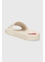 Pantofle Love Moschino dámské, béžová barva, JA28122G1II13102
