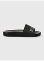 Pantofle Love Moschino dámské, černá barva, JA28122G1II13000
