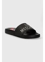 Pantofle Love Moschino dámské, černá barva, JA28122G1II13000