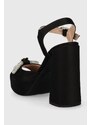 Sandály Love Moschino černá barva, JA1606CG1IJO0000