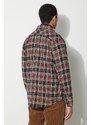 Košile Filson Vintage Flannel Work Shirt tmavomodrá barva, regular, s klasickým límcem, FMCAM0016