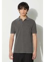 Bavlněné polo tričko Lacoste šedá barva, PH3450 S0I