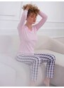 Pyjamas Cana 219 l/yr S-XL pink-grey