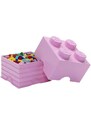 Lego Světle růžový úložný box LEGO Smart 25 x 25 cm