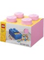 Lego Růžový úložný box LEGO Storage 25 x 25 cm