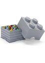 Lego Světle šedý úložný box LEGO Smart 25 x 25 cm