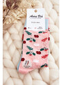 Kesi Pánské neladící ponožky, jahodově růžové