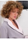 Bathrobe Cana 209 2XL-3XL grey-pink