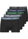 Jack & Jones Boxerky JACSOLID TRUNKS 5 PACK OP >