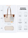 Miss Lulu Kabelka shopper City Beige/Brown