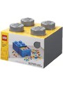 Lego Šedý úložný box LEGO Storage 25 x 25 cm