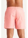 AC&Co / Altınyıldız Classics Men's Orange Standard Fit Regular Cut Quick Drying Side Pockets Patterned Swimwear Marine Shorts.