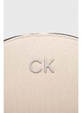 Kabelka Calvin Klein béžová barva