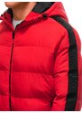 EDOTI Pánská prošívaná zimní bunda - červená V2 EM-JAHP-0101