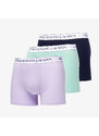 Boxerky Ralph Lauren Stretch Cotton Boxer Brief 3-Pack Seam Foam/ Dark Navy/ Lavender