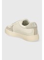 Sneakers boty Calvin Klein Jeans CLASSIC CUPSOLE LOW LTH ML FAD béžová barva, YM0YM00885