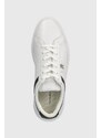 Kožené sneakers boty Tommy Hilfiger POINTY COURT SNEAKER bílá barva, FW0FW07460