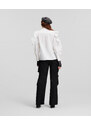 KALHOTY KARL LAGERFELD SATIN CARGO PANT