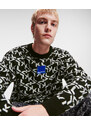 SVETR KARL LAGERFELD JEANS KLJ MONOGRAM JACQUARD SWEATER