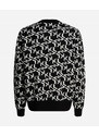 SVETR KARL LAGERFELD JEANS KLJ MONOGRAM JACQUARD SWEATER