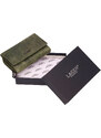 Malá dámská kožená peněženka Lagen Erett - zelená