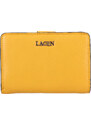 Malá dámská kožená peněženka Lagen Tanits - žlutá