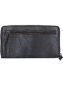 Dámská kožená peněženka Lagen Amica - šedo-černá