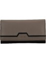 Dámská kožená peněženka Lagen Perry - černo-šedá