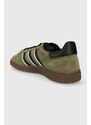 Semišové sneakers boty adidas Originals Handball Spezial zelená barva, IG6183